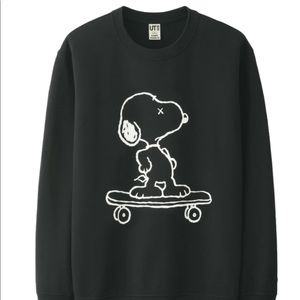 KAWS x Uniqlo x Peanuts Snoopy Skateboarding Sweatshirt